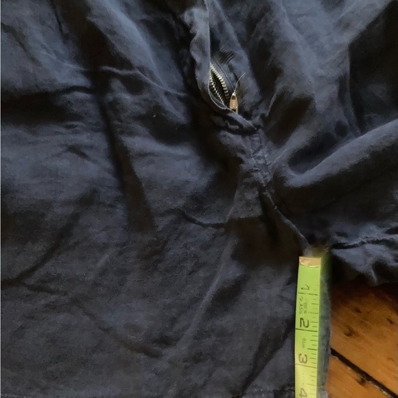 120% Lino/Made in Italy Blue Cotton Shorts Sz 44/10 - Picture 6 of 7